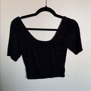 lululemon athletica Midnight Black Crop Top